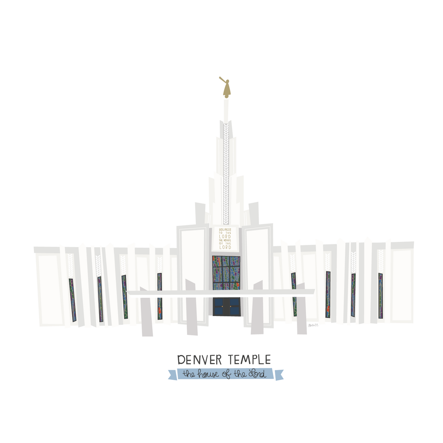 Denver LDS Temple Art Print