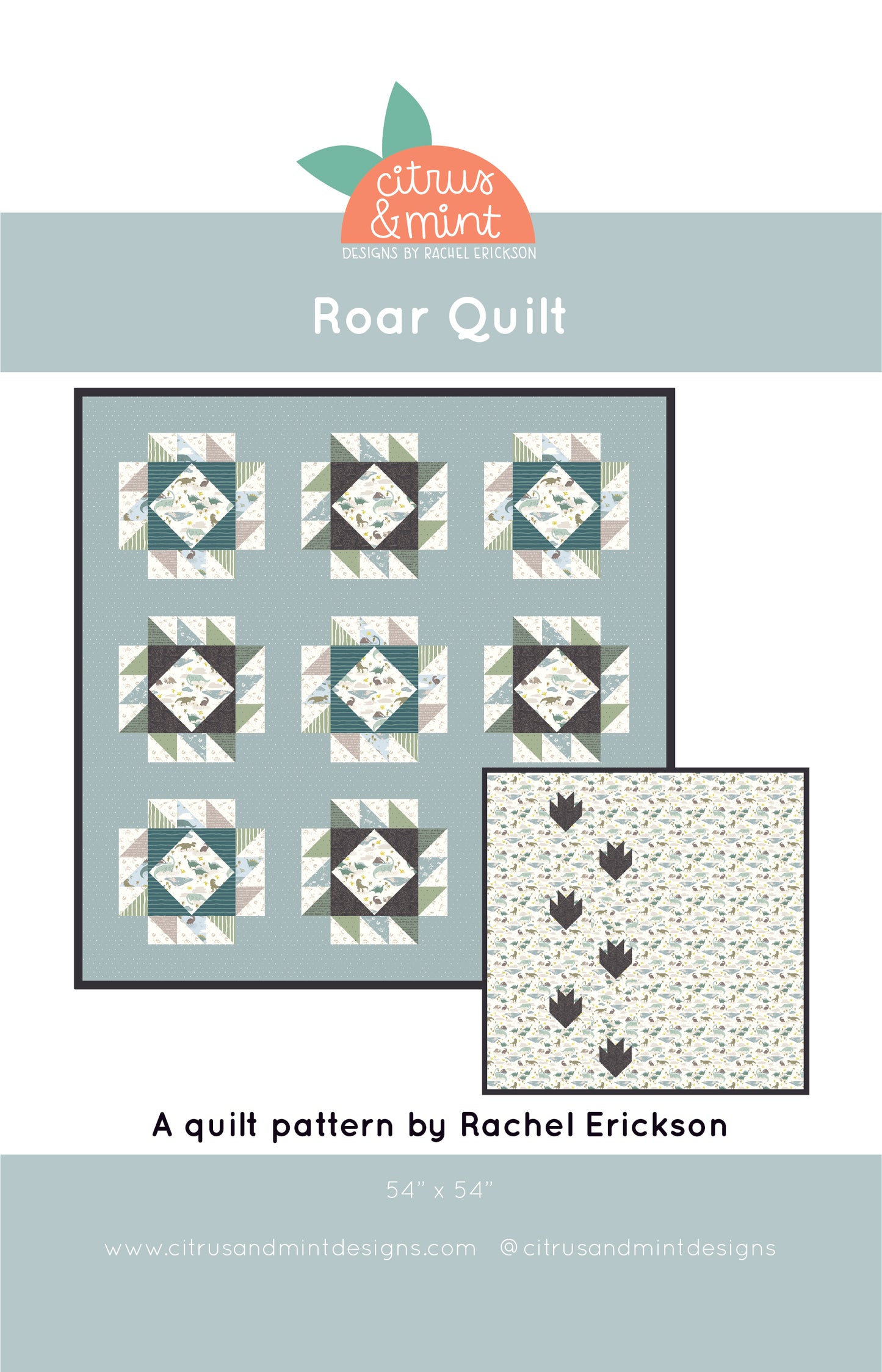 Roar Quilt Pattern PDF Download